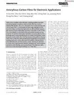 Amorphous Carbon Films for Electronic Applications