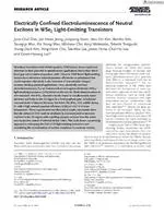 Electrically Confined Electroluminescence of Neutral Excitons in WSe2 Light-Emitting Transistors
