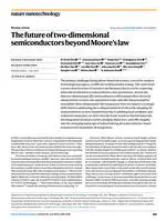 The future of two-dimensional semiconductors beyond Moore's law